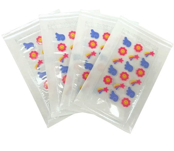 Celavi 72 Piece Rainbow Hydrocolloid Acne Spot Treatment Patches