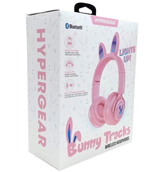 Hypergear Bunny Tracks Wireless Headphones Bluetooth