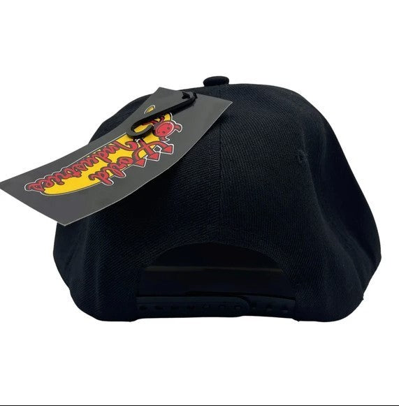 World Industries Boys Logo Black & Heather Grey Flat Bill Cap, Original, NWT