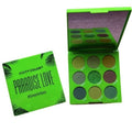City Color Paradise Love Green 9 Color Eyeshadow Compact with Mirror