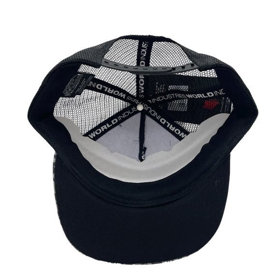 World Industries Boy's Grey & Black Printed Snapback Cap, Original, New W/Tags