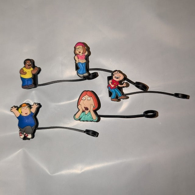 Straw toppers,  Many Pop Culture styles. Take a look! Something for everyone!
