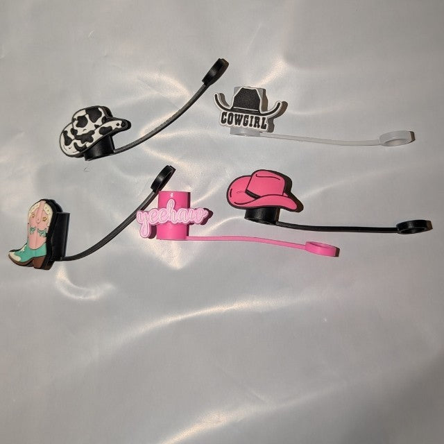 Straw toppers, Many new styles. Take a look! Something for everyone!
