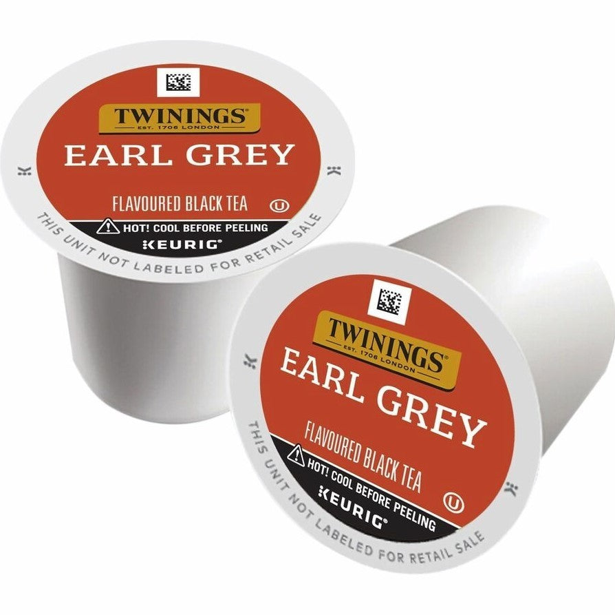 Twinings Earl Grey Tea, Keurig K-Cup Pods, 24/Box