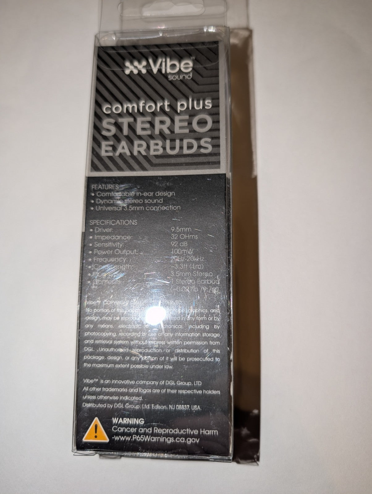 Vibe Sound Comfort Plus Stereo Earbuds 4 pack Black White Pink