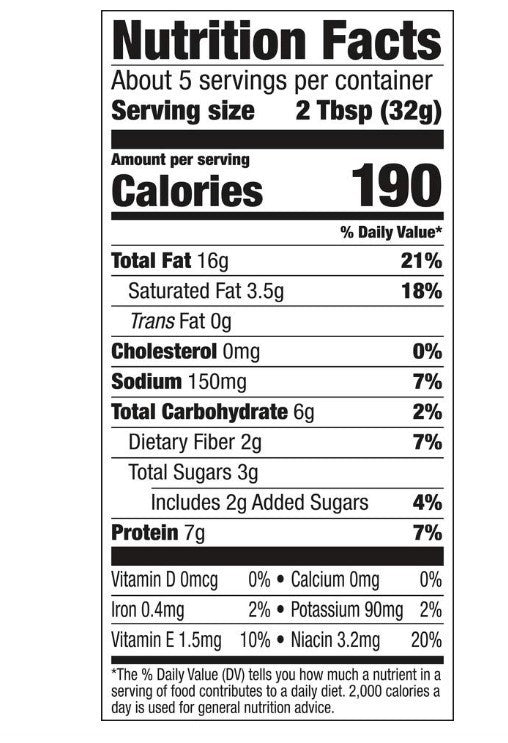 Squeeze Natural Creamy Peanut Butter, 6 Ounce, 2 Pack