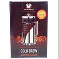 Cafe du Chateau 34oz cold brew coffee maker with stainless steel filter, NEW