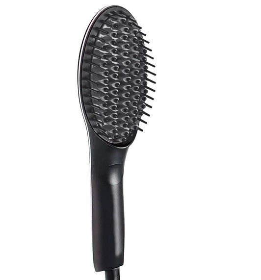 Purify Electric Hair Straightener Brush with Digital Temperature Display, NEW