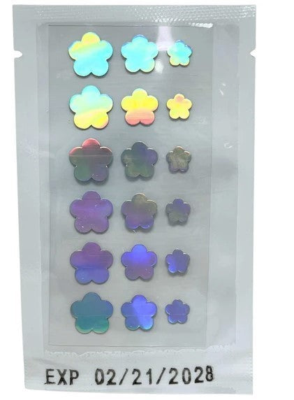 Celavi 36 Piece Hologram Flower Hydrocolloid Acne Spot Treatment Patches