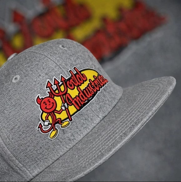 World Industries Boys Logo Grey Snapback Cap, Original, New With Tags