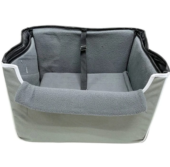 Pet Travel Collapsible Car Booster Seat in Gray,16x12x11,  Pets up to 20lbs, NEW